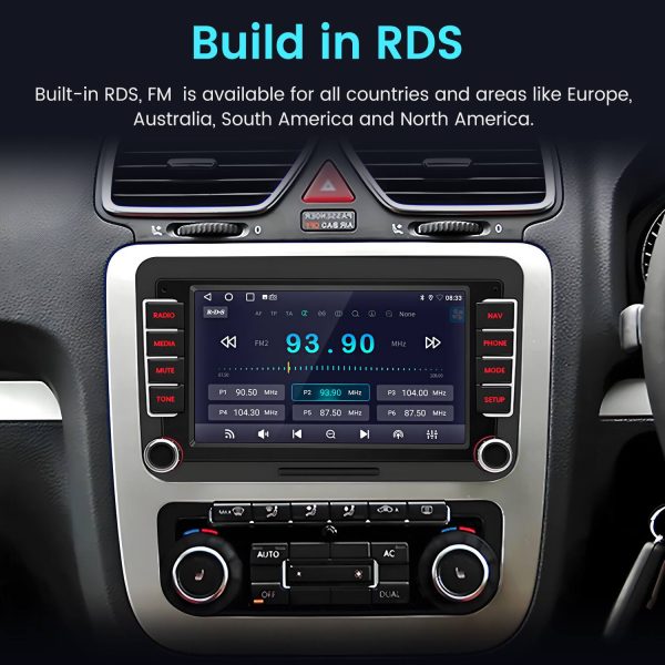 Junsun Android 12 Car Radio for VW GPS Navi CarPlay-10