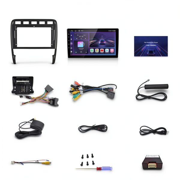 Junsun Android 15 Car Radio Porsche Cayenne 2002 2010 GPS-2